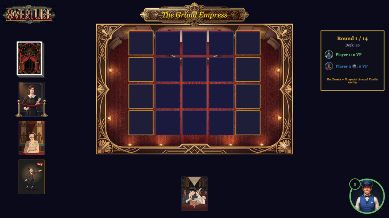 The Grand Empress — game in progress